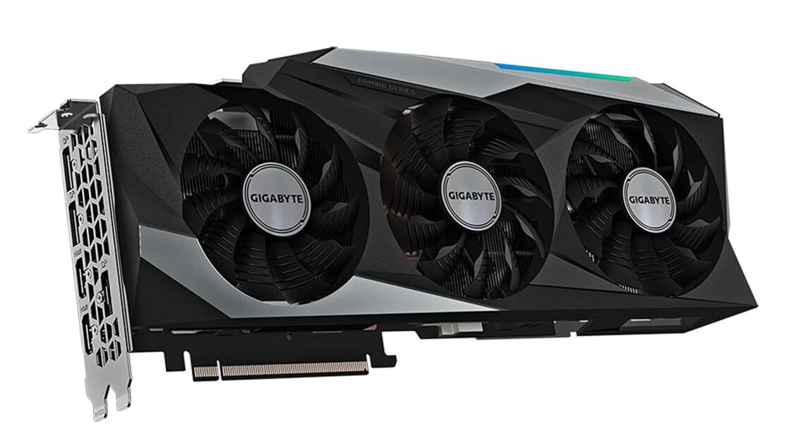 High-end graphics card (GPU) for accelerated computing in consumer applications.
